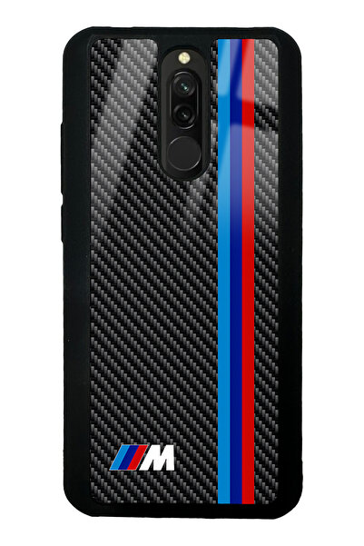 Spoyi Xiaomi Redmi 8 Karbon M2 Tasarımlı Glossy Telefon Kılıfı