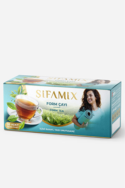 Şifamix Kayısı Aromalı Form Çayı 30'lu Süzen Poşet Karışık Bitki Çayı