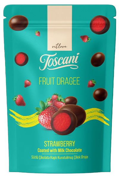 vit'love toscani Toscani Premium Căpșuni Liofilizate Încrustate în Ciocolată ...