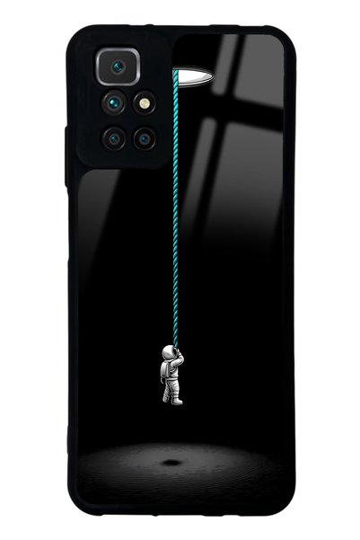 Spoyi حافظة هاتف Xiaomi Redmi 10 بتصميم لامع مع تصميم Escape from the Gap