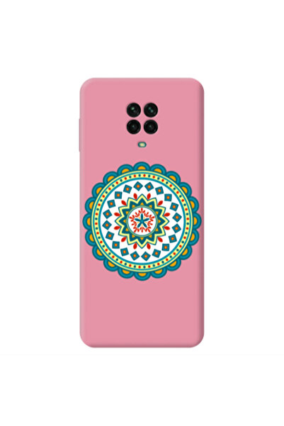Other Xiaomi Redmi Note 9 Pro Mandala D11 Pink Colored Silicone TPU Θήκη