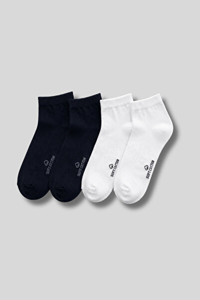 Ada Çorap & İç Giyim Women's 4-Pack Cotton Bootie Socks