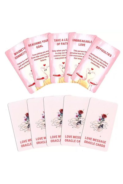 Galaksi Dükkanı Love Message Oracle Cards - High Quality Box and Cards, 12cm 7cm in Size