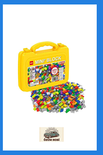 Pasifik Toys Toplu Mini Blok 333 adet 730dr, karışık renkler, Kore popüler