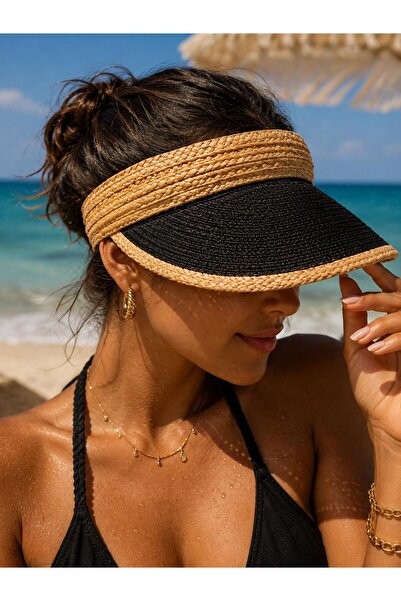 Makarina Sun Protective Straw Visor Hat