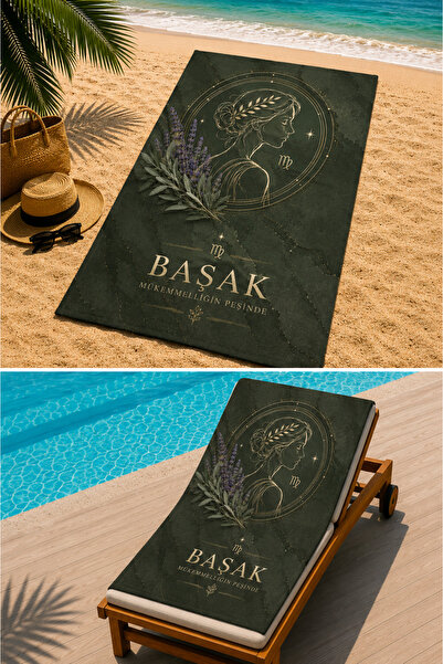 BEYDEX Beach Towel Zodiac Collection Premium Custom Design Quick Drying Micro...