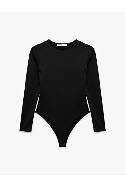 Koton Bisiklet Yaka Uzun Kollu Bodysuit