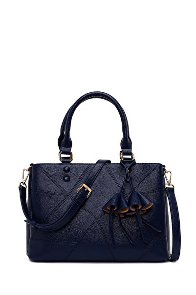 Derimod Women's Navy Blue Long Strap Classic Shoulder Bag 26Pbd284818