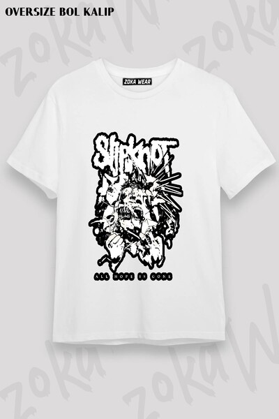 ZOKAWEAR Μπλουζάκι Unisex Loose Fit με στάμπα Slipknot v3
