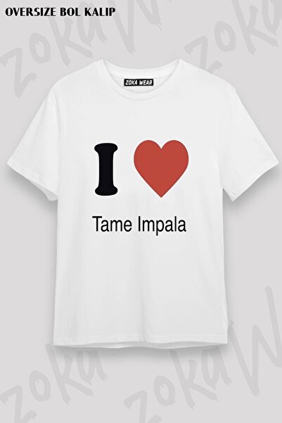 ZOKAWEAR Μπλουζάκι Unisex Loose Fit με στάμπα Tame Impala v5