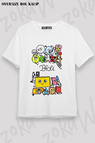 ZOKAWEAR Unisex Loose Fit Bfdi V2 Printed T-Shirt