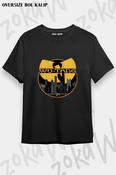 ZOKAWEAR Unisex Loose Fit Wu Tang Clan V7 Printed T-Shirt