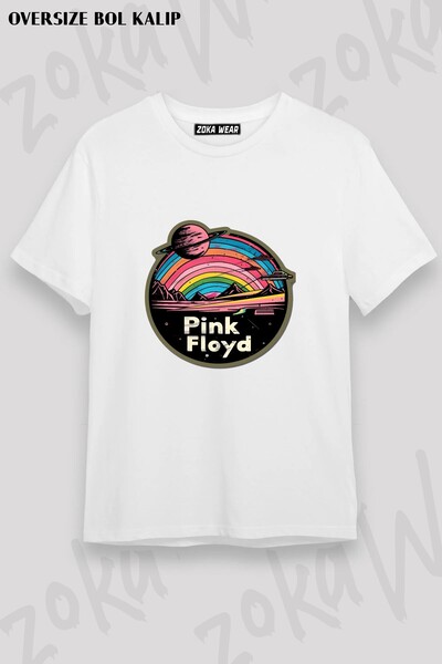 ZOKAWEAR Μπλουζάκι Unisex Loose Fit με στάμπα Pink Floyd v17