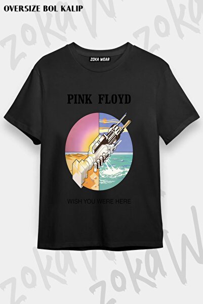 ZOKAWEAR Μπλουζάκι Unisex Loose Fit με στάμπα Pink Floyd v21