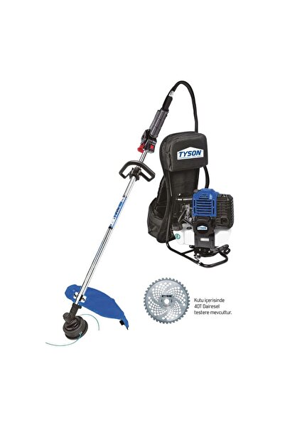 TYSON Motorlu Tırpan ''Sırt Tipi '' 52 Cc - 1.6 Kw
