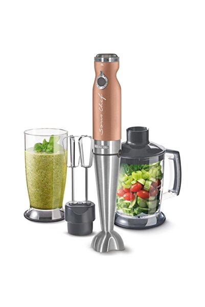 Sencor Set blender de mână 4-în-1 cu lame cvadruple din titan, 1200W