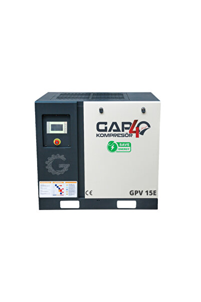 GAP KOMPRESÖR İnvertörlü Vidalı Hava Kompresörü 15 Hp (TEK MAKİNE)