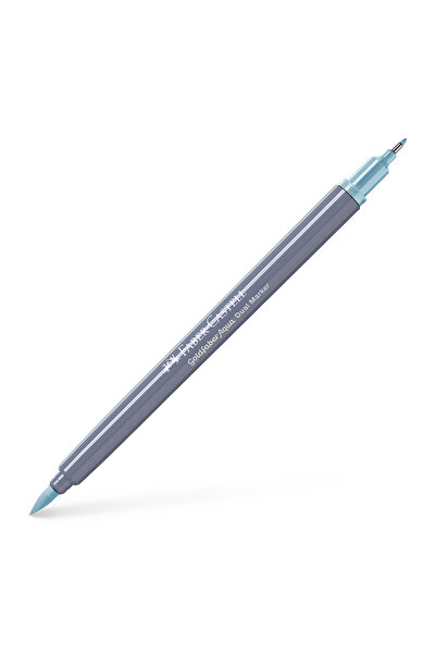 Faber Castell Marker solubil cu 2 vârfuri Goldfaber Albastru Aqua 164 Faber-C...