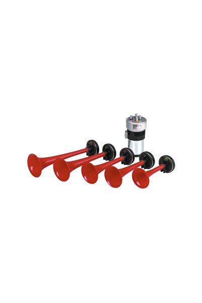 Carpoint Claxon auto 5 tonuri 12V, cu compresor electric, 240W, 117dB, Melodi...