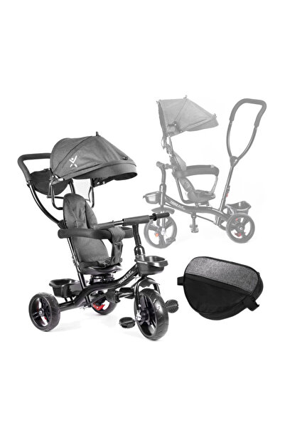 Trike Tricicletă 3-în-1 pentru copii cu rotație la 360 de grade °   Scaun piv...