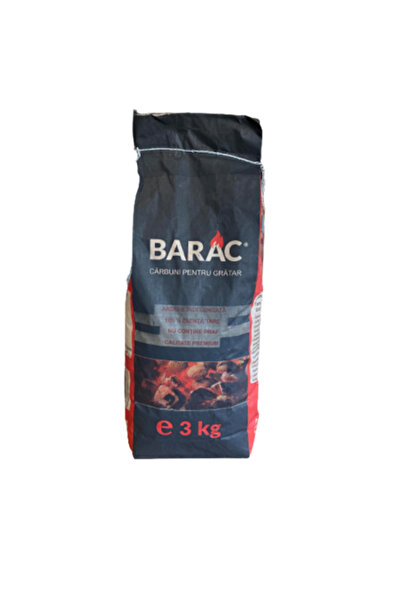 BARACUS Cărbune pentru grătar, barac, 3 KG
