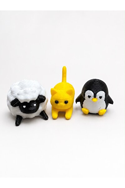 VAYMOO TOYS Mini sevimli karakterler 3lü