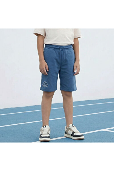 Kappa Drawstring Waist Shorts with Pockets