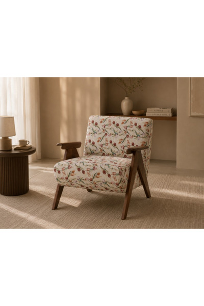 BEC13 Classic Reclining Chair - Modern Wood Design