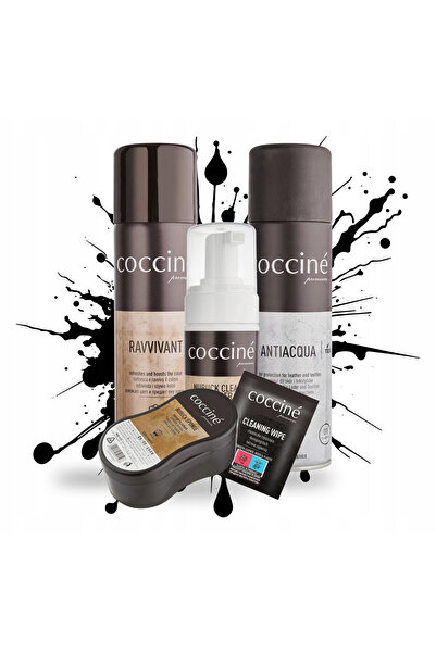Coccine Set de ingrijire a incaltamintei, Coccine, 5 in 1, 100 ml, 250 ml, sp...