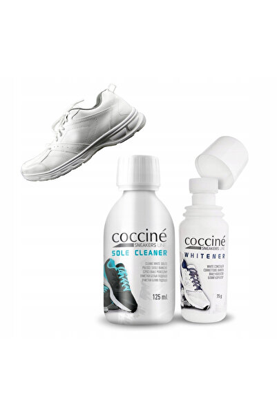 Coccine Kit de curatare a incaltamintei, Coccine, solutie de curatare si albi...
