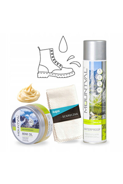 kaps Set 3 in 1, Kaps, impregnare impermeabila, 400 ml, 100 ml, spray de impr...