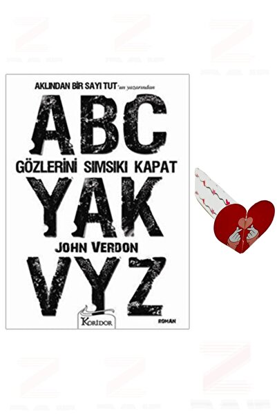 Koridor Yayıncılık John Verdon Gözlerini Sımsıkı Kapat Özel Tasarım Kalp Ayra...
