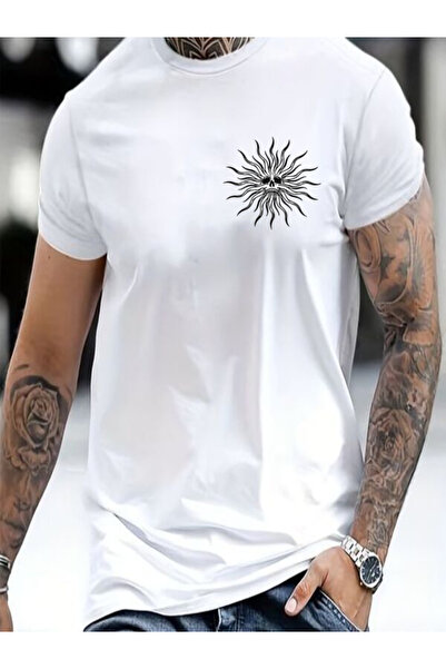 COZYWEAR White Oversize Printed T-Shirt