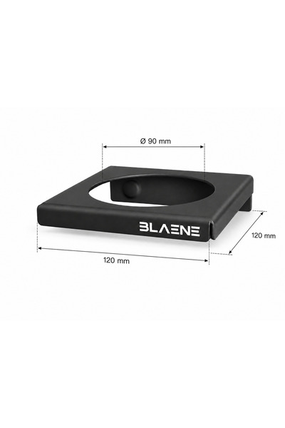 Blaene 304 Stainless Steel No-Punch Mounting Adhesive and Screw Hair Dryer Holder - Bth-017
