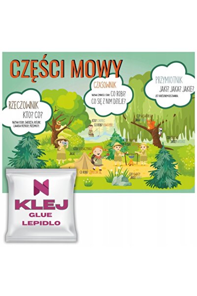 Naklejkomania Fototapet Educational Cu Materiale Didactice Pentru Limba Polon...