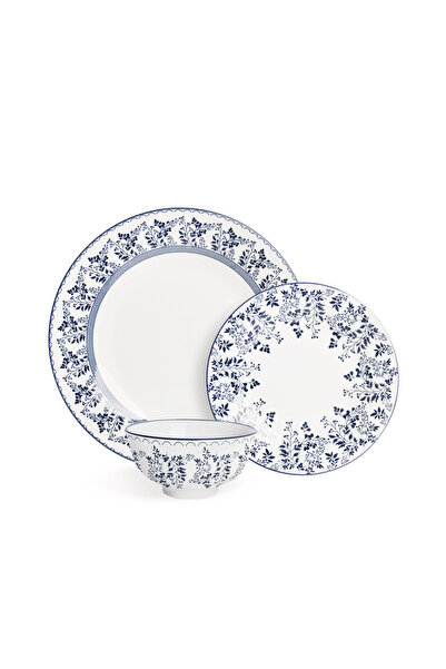 Shallow By Styli ROSA Porcelain 12-Pieces Dinnerware Set