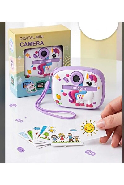 ELERSE çoçuklar için baskılı dijital fotoğraf makinesi