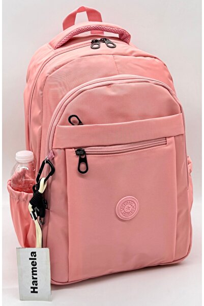 Harmela Daily Backpack Unisex Water Resistant Powder Color School Bag 2300