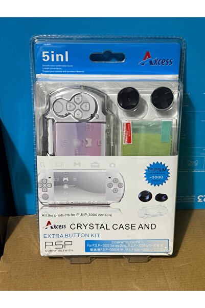Axcess PSP 2000 ve 3000 Modeller Uyumlu 5in1 Koruma Paketi