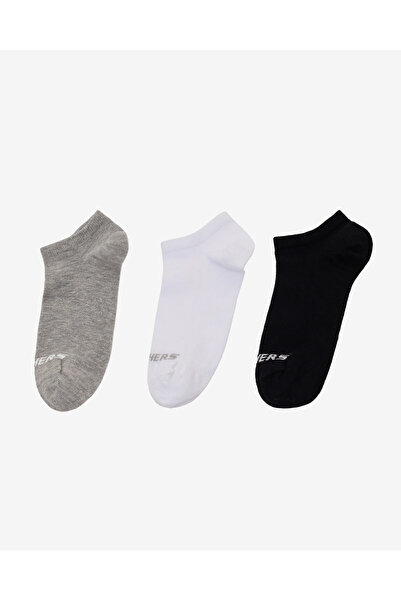 SKECHERS S2520315 U No Show 3 Pack Socks جوارب متعددة الألوان للجنسين