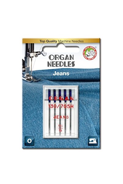 ORGAN NEEDLES Organ Jeans Household Sewing Needles - fineness 110, 5 pcs