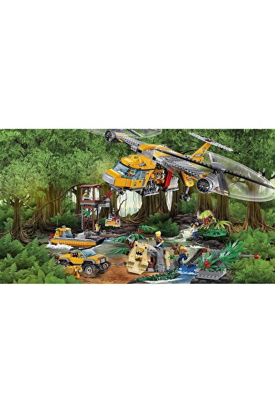 LEGO سيتي جانجل إير دروب هيليكوبتر-60162