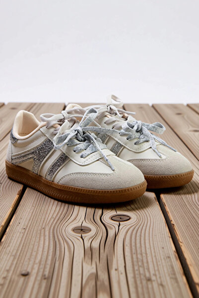 BENERLY Pantofi sport retro pentru femei, cu șireturi, cu toc plat, confortab...