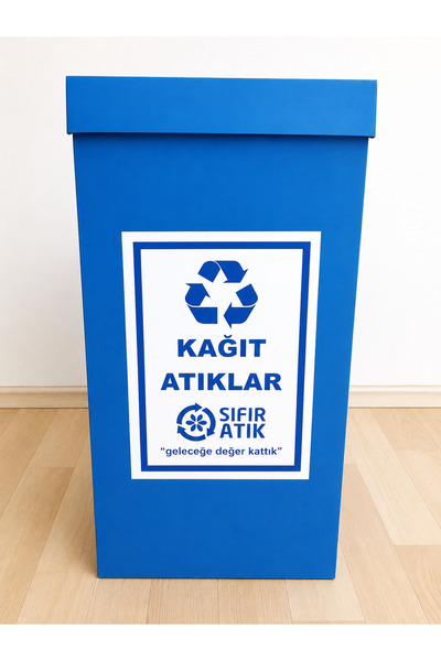 Gediz Sıfır Atık Kutusu - Mavi Kağıt Atıklar