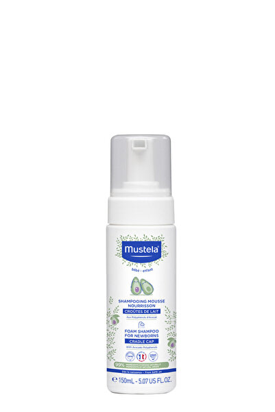 Mustela Șampon spumă pentru nou-născuți împotriva crustei de lapte, Mustela, ...