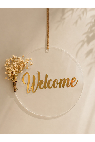 Prime tasarım Welcome Kapı süsü