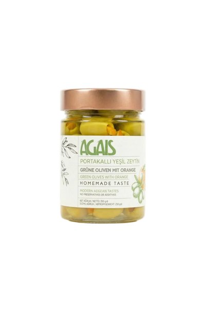 AGAIS Portakallı Yeşil Zeytin