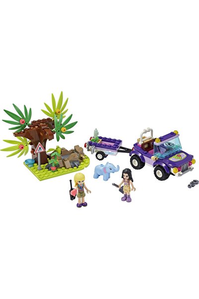 LEGO مجموعة بناء فريندز بيبي إليفانت جانجل ريسيكس 41421 (203 قطعة)