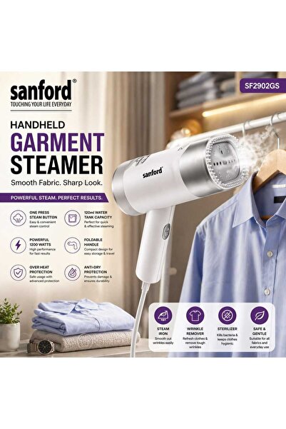 Sanford Handheld Garment Steamer 1200W Portable Steam Iron