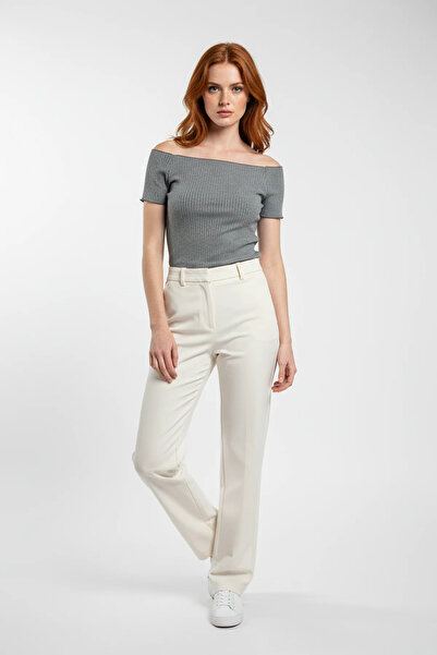 No Matter What Ribbed Boat Neck Short Sleeve Top